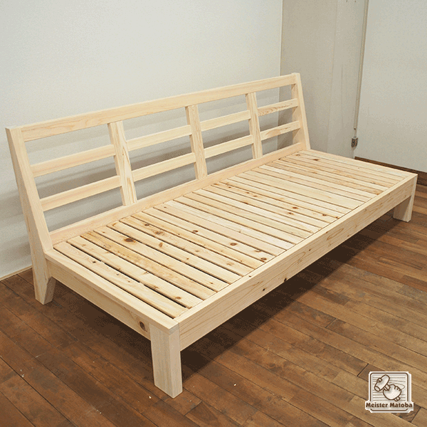 ひのき木製ソファー　背板高さ50cm　NO1411026