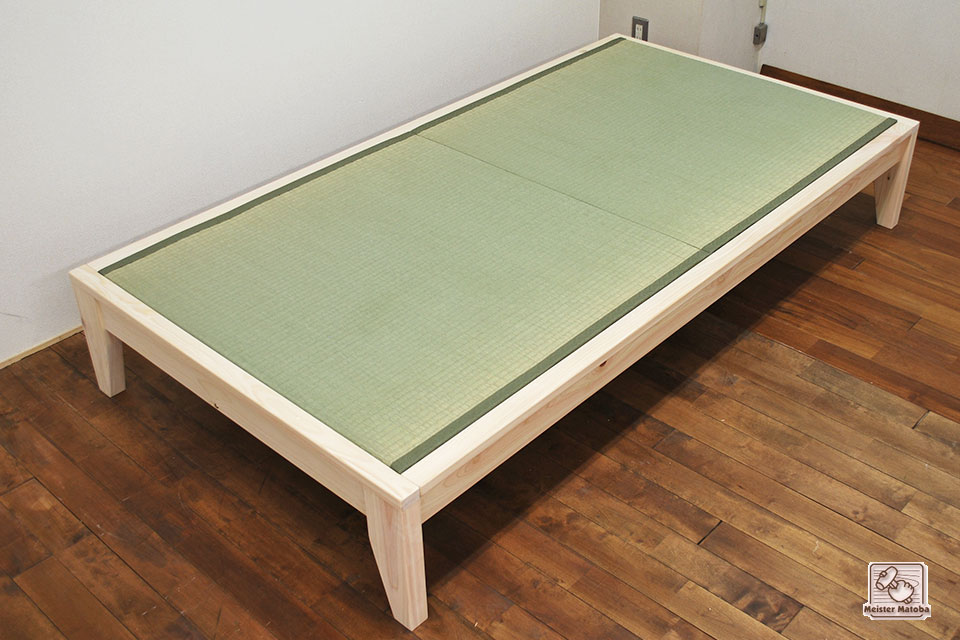 無垢国産ひのき畳ベッド　幅110センチ　NO1603055