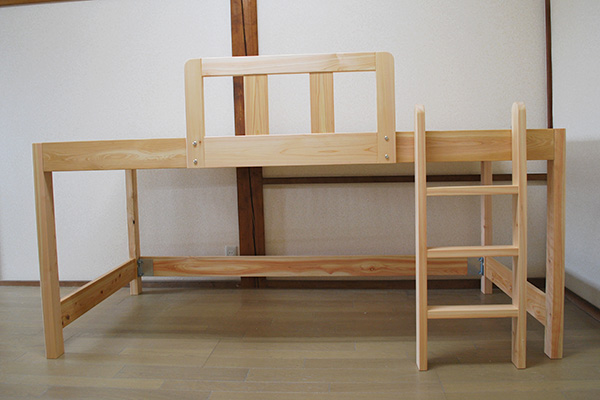 ひのきロフトベッド
