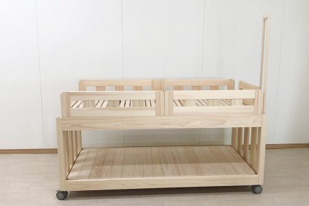 無垢ひのき木製介護ベッド訓練ベッド