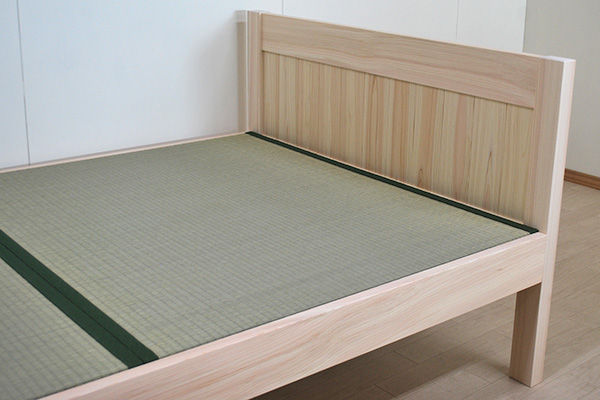 ひのき畳ベッド　セミダブルサイズ　大人もゆったりサイズの畳ベッド