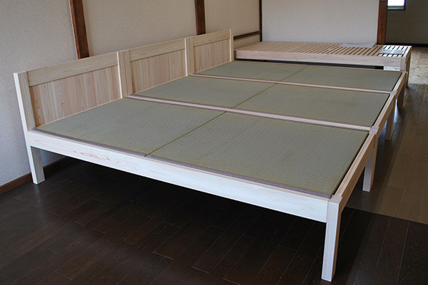 国産ひのき畳ベッド ヘッドボード　寝台高さ40cm　2102028