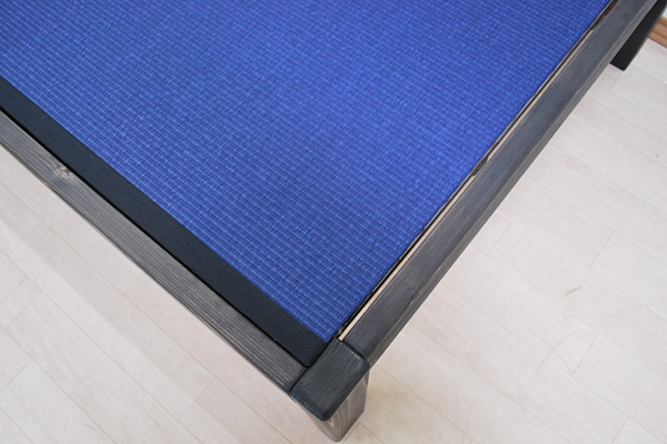 畳表の色が藍色のオーダー畳ベッド　フラットタイプ　2204005