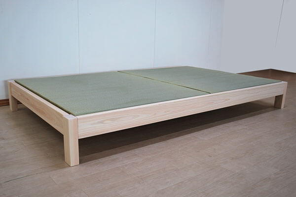 高さ23.5cmの低めのセミダブルサイズの畳ベッド　2303051