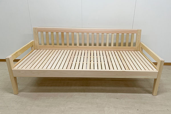 セミシングル　ひのき木製ソファーベッド　2309052