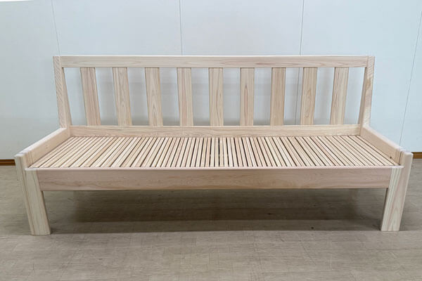 ひのき伸縮タイプのソファーベッドマット止め付き 2506017