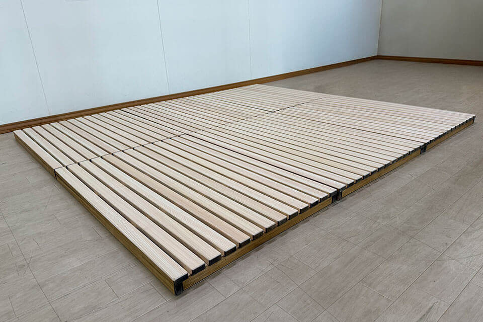 ひのきすのこ高さ5cm　床に直置き　マットレス厚み28cm用 2507034