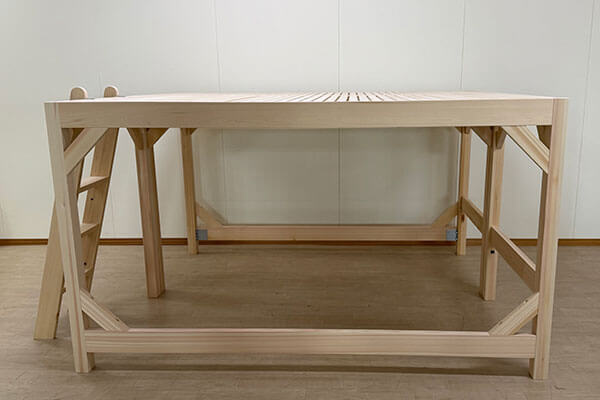 幅190cmまで対応したオーダーのロフトベッド（キングサイズ相当）2501058