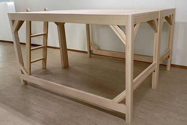 幅190cmまで対応したオーダーのロフトベッド（キングサイズ相当）2501058