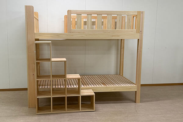 将来の使い方を考慮した階段付きオーダー二段ベッド　2509016