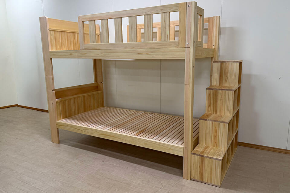 将来の使い方を考慮した階段付きオーダー二段ベッド　2509016