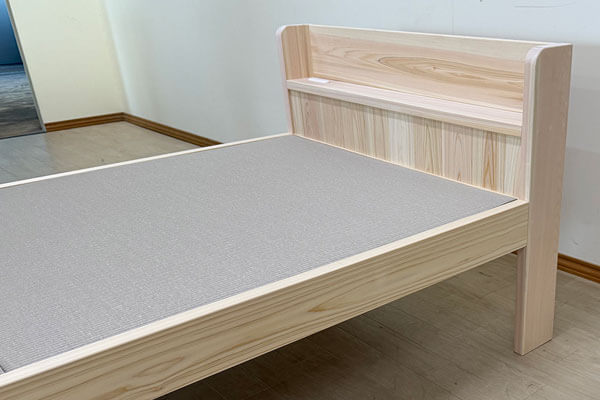 ひのき棚付きベッド　ひのき畳ベッド畳おもて和紙　2510009